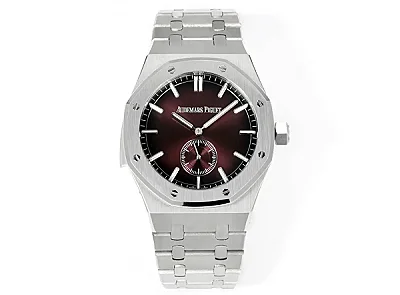 8F Factory Audemars Piguet Royal Oak 26591IP Burgundy Steel Super Clone Watch