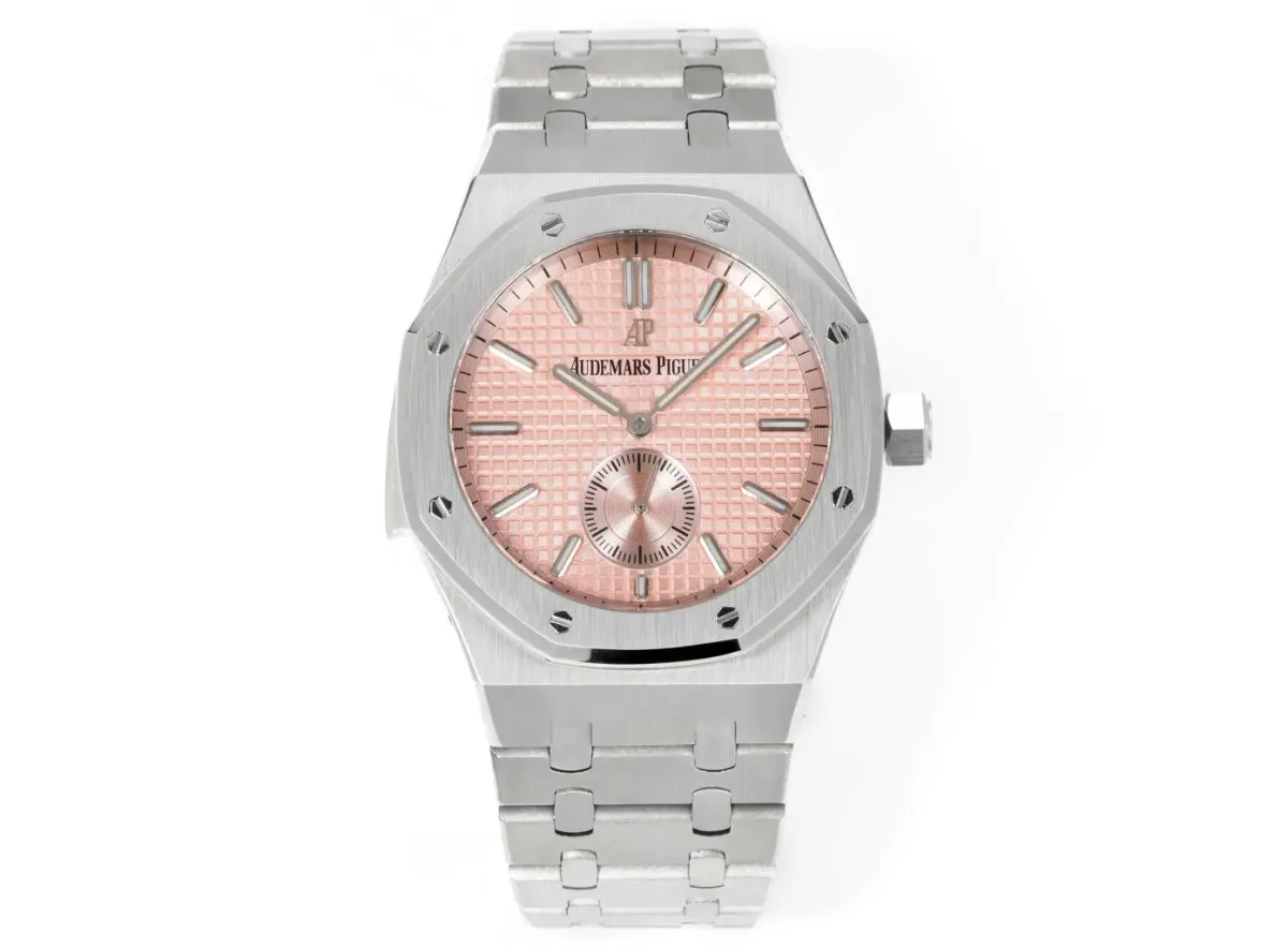 TWA Factory Audemars Piguet Royal Oak 26591IP Pink Dial Steel Super Clone Watch