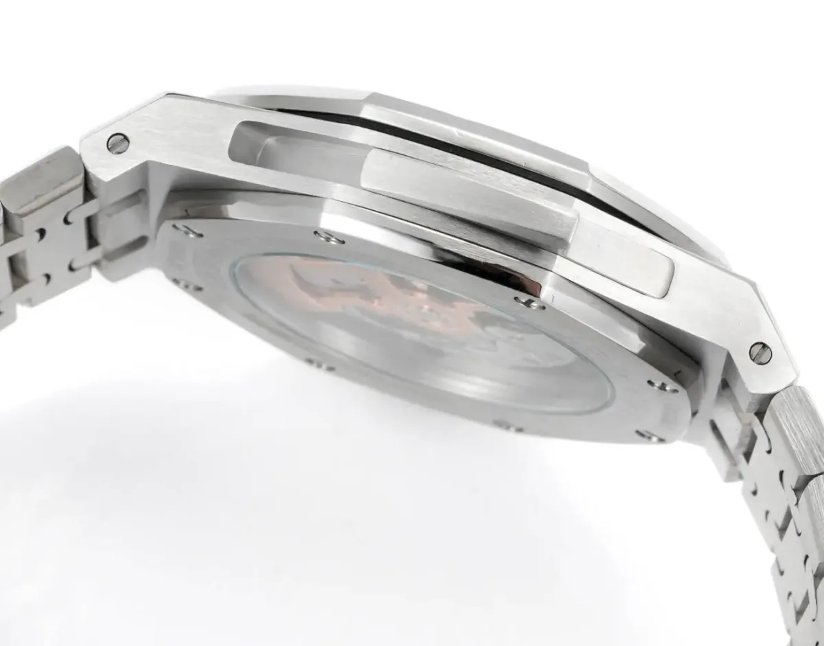 KZ Factory Audemars Piguet Royal Oak 26591IP Red Dial Steel Super Clone Replica Watch