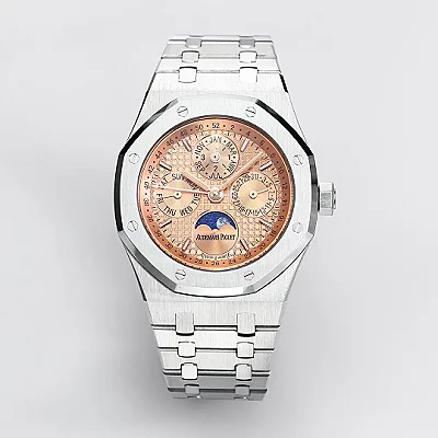 JF Factory Audemars Piguet Royal Oak Perpetual Calendar Steel Blue Dial - Premium Super Clone Watch