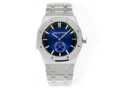 BBR Factory Audemars Piguet Royal Oak 26591IP Blue Dial Steel - Premium Super Clone Watch