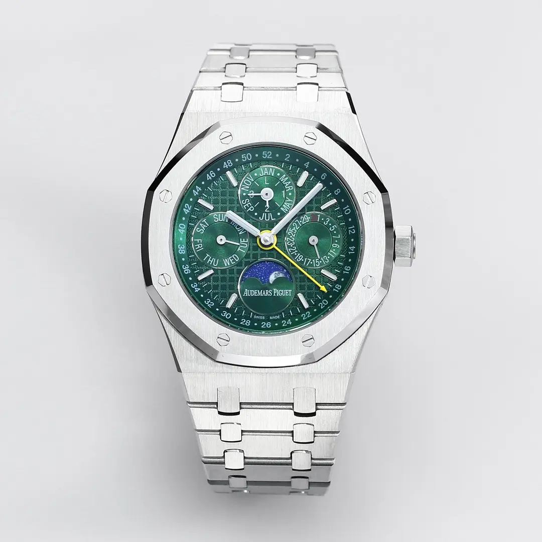 BBR Factory Audemars Piguet Royal Oak Perpetual Calendar Blue Dial Stainless Steel - Premium Super Clone Watch