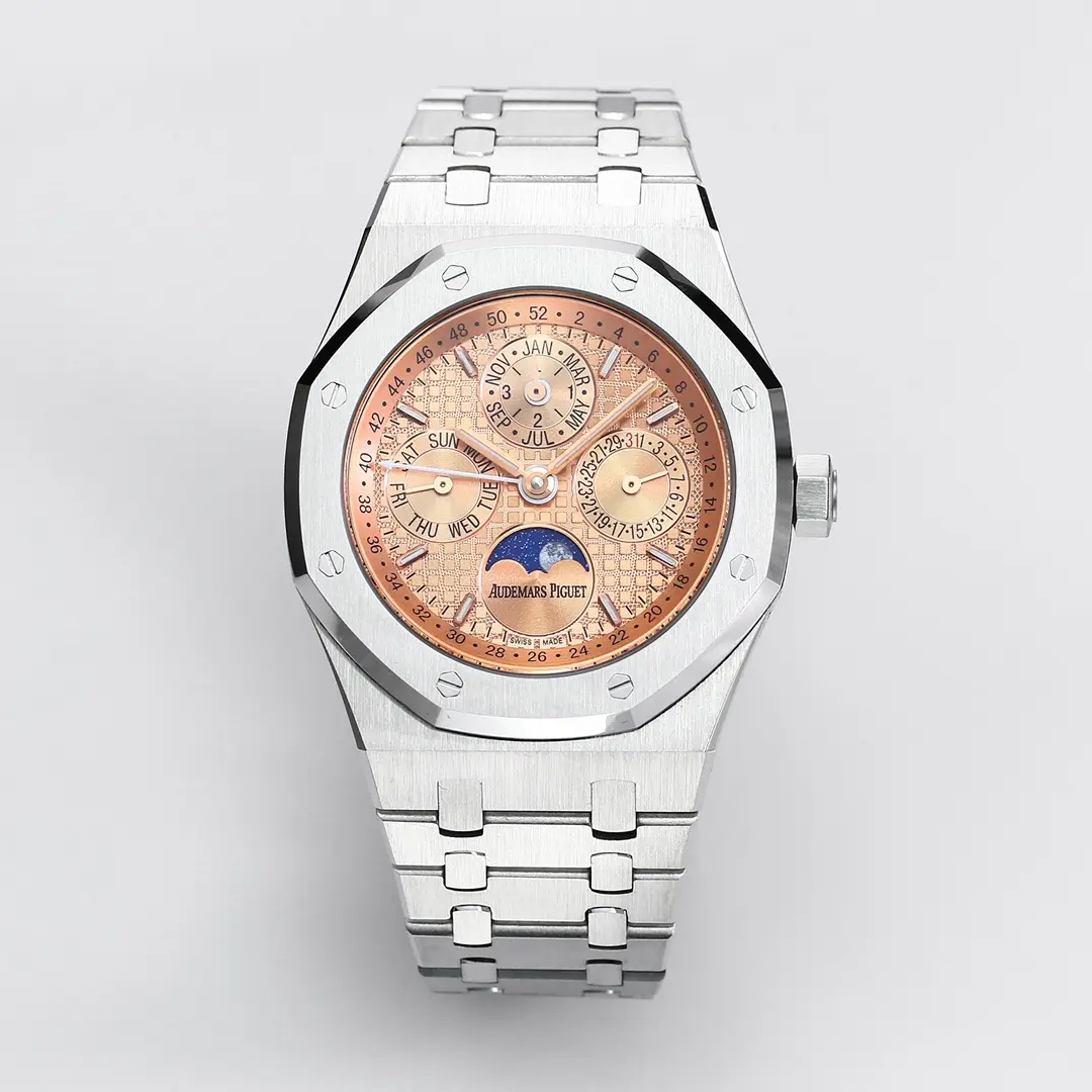 R8 Factory Audemars Piguet Royal Oak Perpetual Calendar Steel Blue Dial - Premium Super Clone Watch