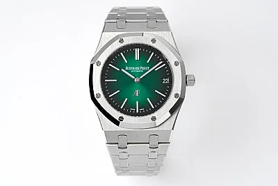 BF Factory Audemars Piguet Royal Oak 15202 Green Steel Super Clone Watch - Premium Replica