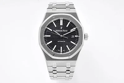 JH Factory Audemars Piguet Royal Oak 15400 Black Automatic Super Clone Watch - Premium Replica