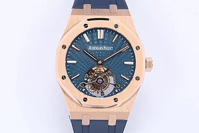 BF Factory Audemars Piguet Royal Oak Tourbillon Blue Rubber - Super Clone Watch