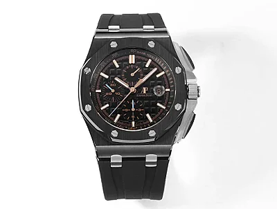V9 Factory Audemars Piguet Royal Oak Offshore Black Chronograph Super Clone Watch - Premium Replica