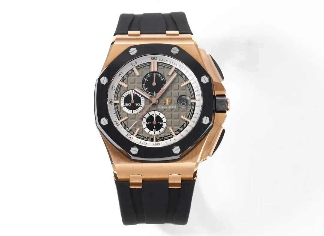 APS Factory Audemars Piguet Royal Oak Offshore Rose Gold Black Super Clone Replica Watch