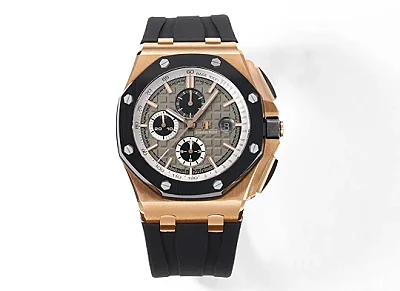 BBR Factory Audemars Piguet Royal Oak Offshore Rose Gold Black Super Clone Replica Watch