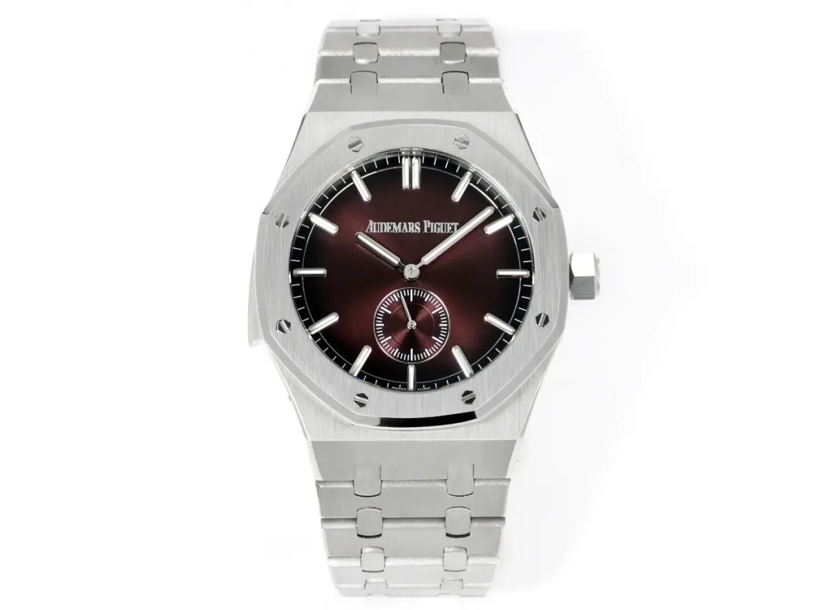 ZF Factory Audemars Piguet Royal Oak 26591IP Burgundy Steel Super Clone Watch