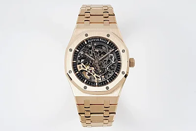 ZF Factory Audemars Piguet Royal Oak Offshore 15407ST Rose Gold Skeleton Super Clone Watch - Premium Replica
