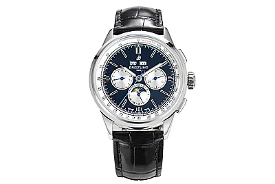 OM Factory Breitling Premier B01 Chronograph Blue Dial Leather - Super Clone Watches