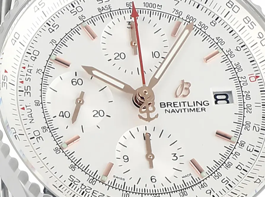 V9 Factory BLS Navitimer Chronograph Silver Stainless Steel - Super Clone Breitling Replica Watch