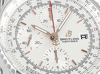 V9 Factory BLS Navitimer Chronograph Silver Stainless Steel - Super Clone Breitling Replica Watch
