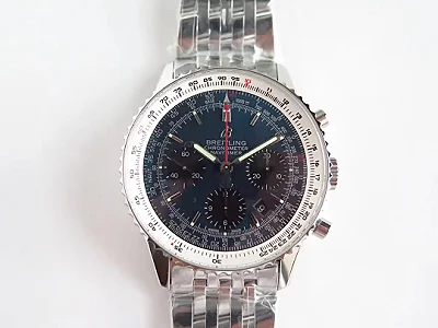 GF Factory Breitling Navitimer B01 Panda Dial Steel - Super Clone Watch