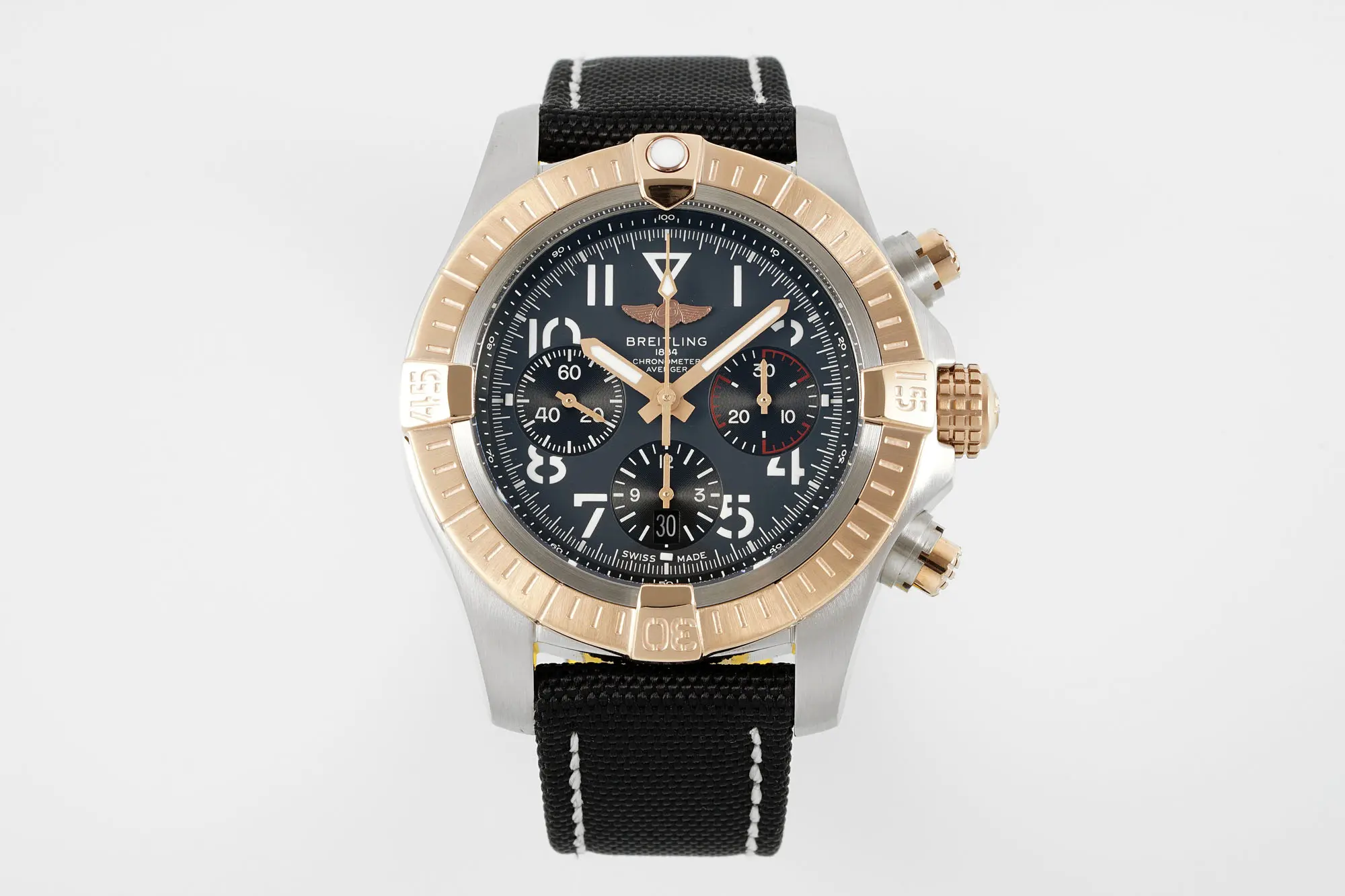 KOR Factory Breitling Avenger B01 Chronograph Black - Premium Super Clone Watch