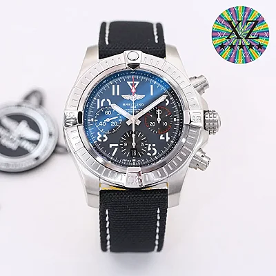 JF Factory Breitling Avenger B01 Chronograph Blue Dial - Premium Super Clone Watch