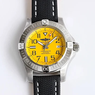 V9 Factory Breitling Avenger Automatic 45 Seawolf Yellow - Super Clone Watch