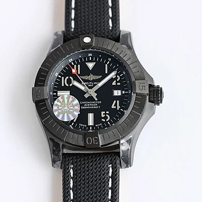 V9 Factory Breitling Avenger Automatic 45 Seawolf Black - Super Clone Watch