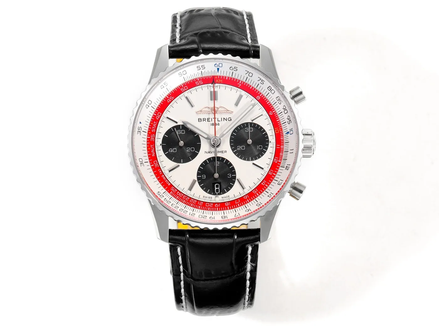 BLS Factory Breitling Navitimer Chronograph Automatic Watch - Stainless Steel Case
