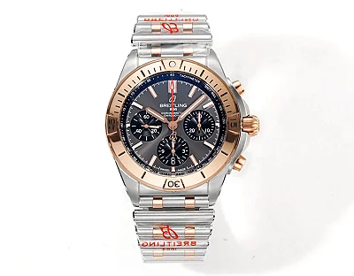 BLS Factory Breitling Chronomat B01 Chronograph 42mm Anthracite Dial Two Watch