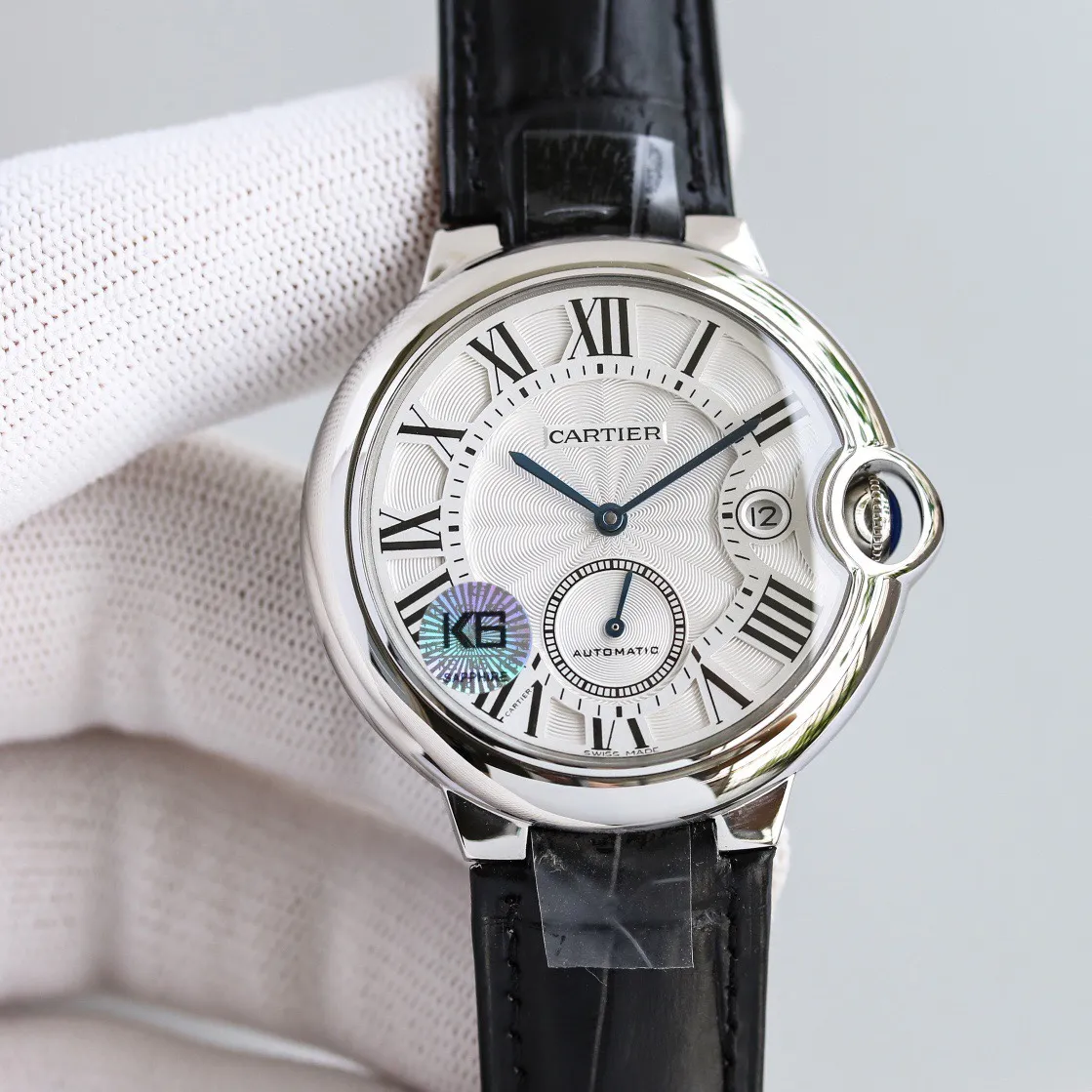 Cartier Ballon Bleu Automatic Watch Silver Black - High-Quality Replica Watches &amp; Fake Cartier Edition
