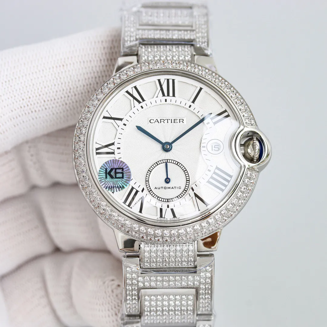 Cartier Ballon Bleu Mens Watch Silver - High-Quality Replica Watches &amp; Fake Cartier Designs