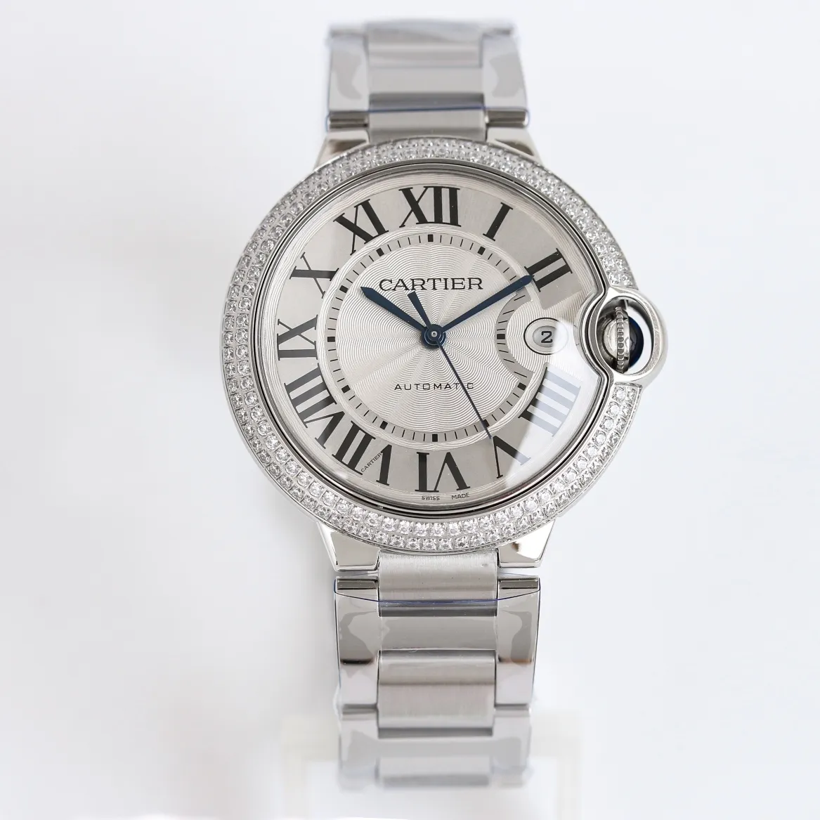 CARTIER Ballon Bleu 40mm Steel Watch Silver - High-Quality Replica Watches &amp; Fake Cartier Design