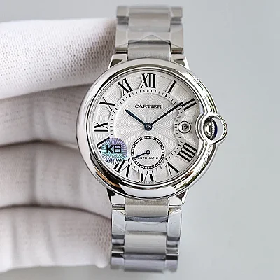 AF Factory Cartier Ballon Bleu Two Hand Watch Silver