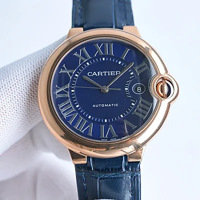 AF Factory Cartier Ballon Bleu Automatic Blue Rosegold