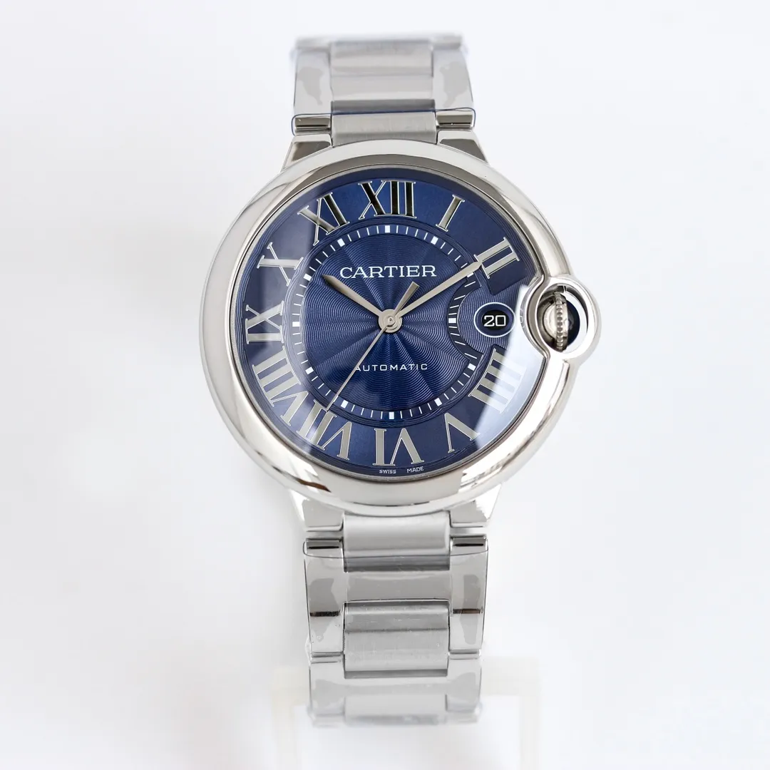 AF Factory CARTIER Ballon Bleu 40 Steel Blue Dial
