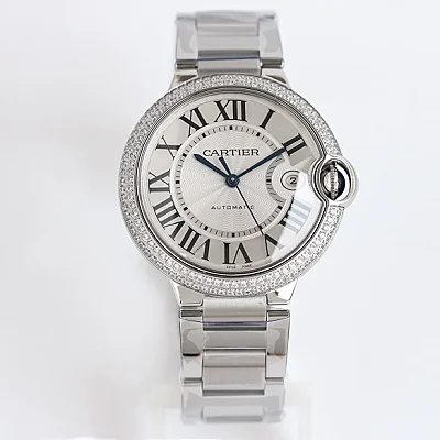 AF Factory CARTIER Ballon Bleu 40mm Steel Watch Silver