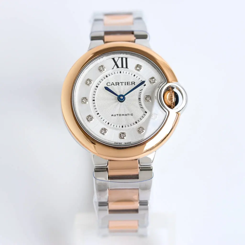 AF Factory Cartier Ballon Bleu Automatic Rose Gold Steel