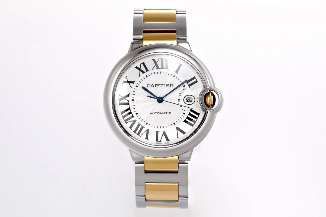 3K Factory Cartier Ballon Bleu 42mm Two Tone Best Replica Watch - Premium Fake Cartier Timepiece