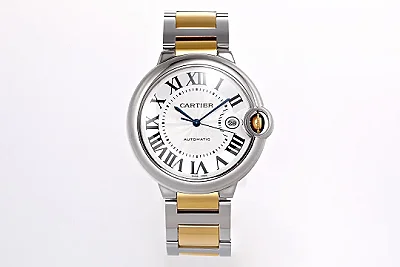 3K Factory Cartier Ballon Bleu 42mm Two Tone Best Replica Watch - Premium Fake Cartier Timepiece