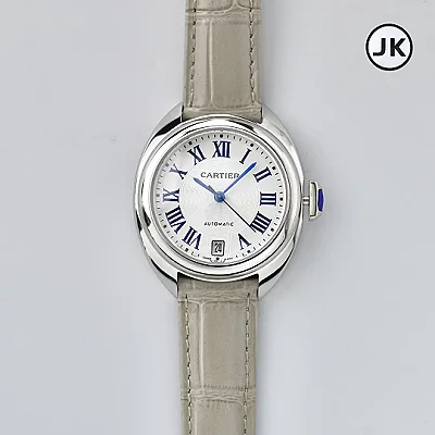 3K Factory Cartier Cle de Cartier Automatic Silver Watch - Best Replica Watches