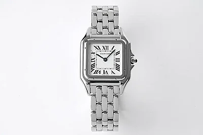 3K Factory Cartier Panthere de Cartier Watch Silver Steel Small size 22MM- Top Replica Watch