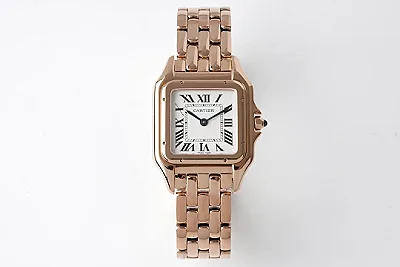 3K Factory Cartier Panthere de Cartier 27x37mm Rose Gold Watch - Top Fake Cartier Watch