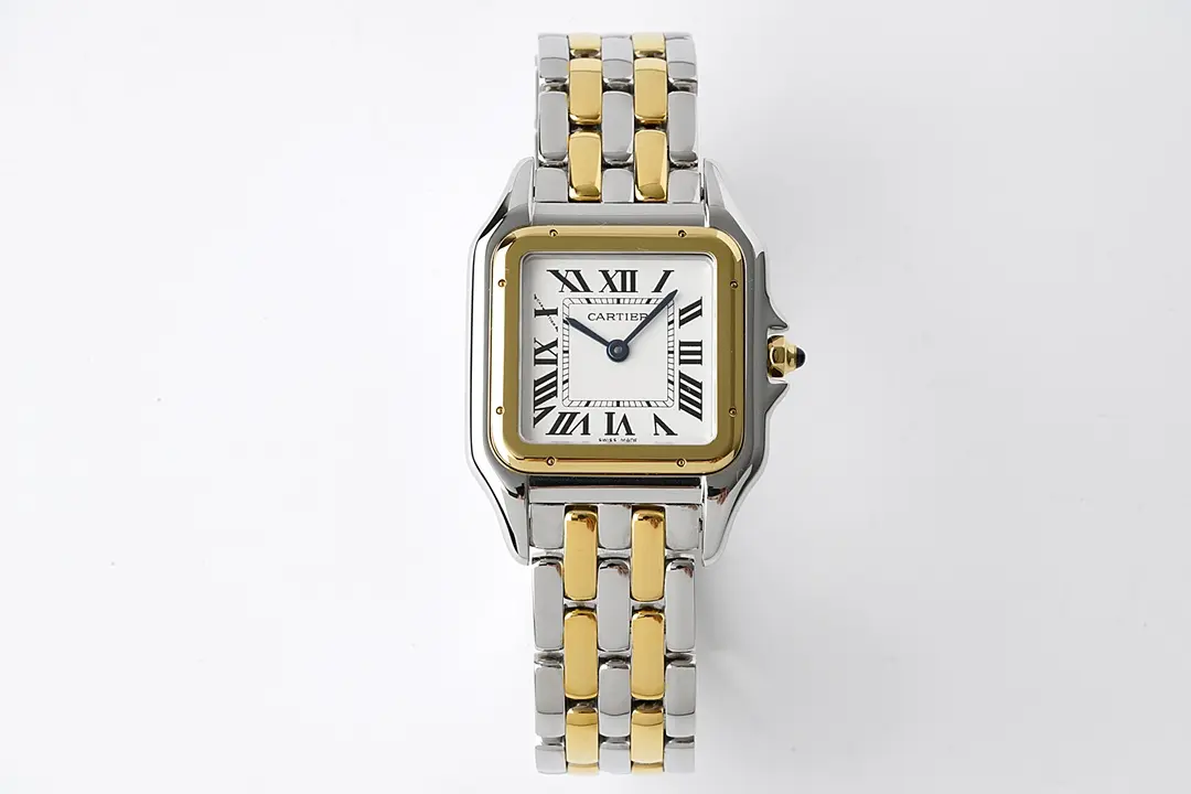 3K Factory Cartier Panthere de Cartier Watch Silver Gold Small 22MM- Best Replica Watch