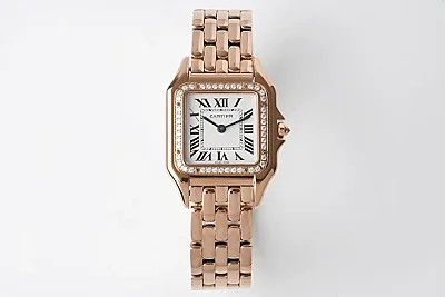 3K Factory Cartier Panthere de Cartier 27x37mm Rose Gold Watch - Best Replica Watches