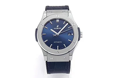 TMF Factory Hublot Classic Fusion WWF Replica Watch - Titanium, Blue Dial, 45MM Automatic Super Clone
