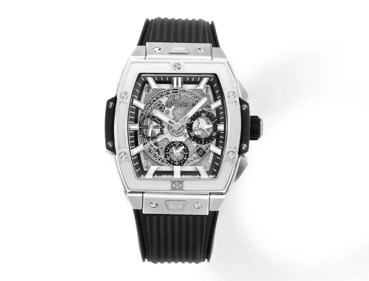 JJ Factory Hublot Spirit of Big Bang King Gold Chronograph Watch - Black Rubber Strap, Limited Edition Super Clone