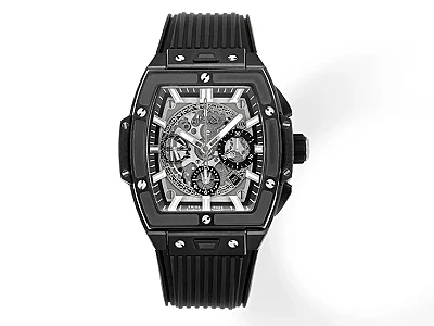 GS Factory HUBLOT Spirit of Big Bang Black Titanium &amp; Resin Limited Edition Watch - Model 642.NX.0170.RX - Super Clone Masterpiece