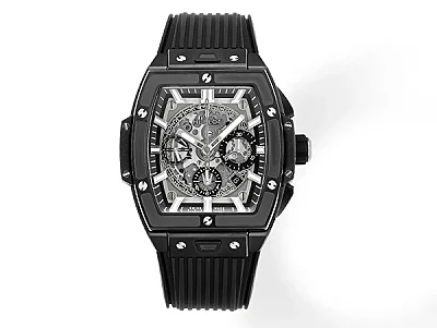 TW Factory HUBLOT Spirit of Big Bang Black Titanium &amp; Resin Limited Edition Watch - Model 642.NX.0170.RX - Super Clone Masterpiece