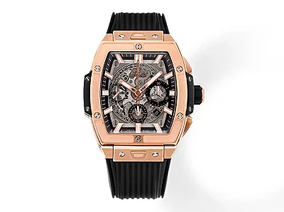 TMF Factory HUBLOT Spirit of Big Bang King Gold Black Rubber Strap Limited Edition Watch - Model 642.NX.0170.RX - Super Clone Edition