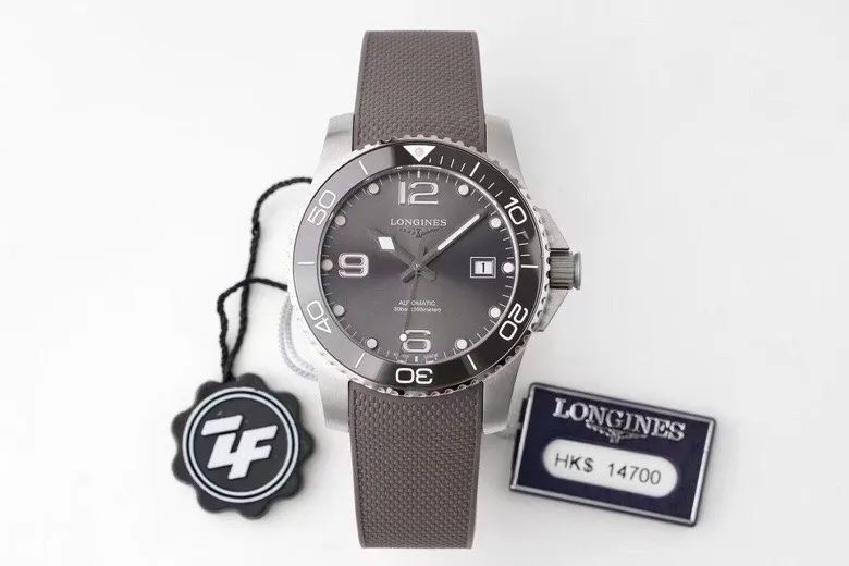 ZF Factory Longines Conquest Grey Dial Rubber Strap - Best Super Clone Watch