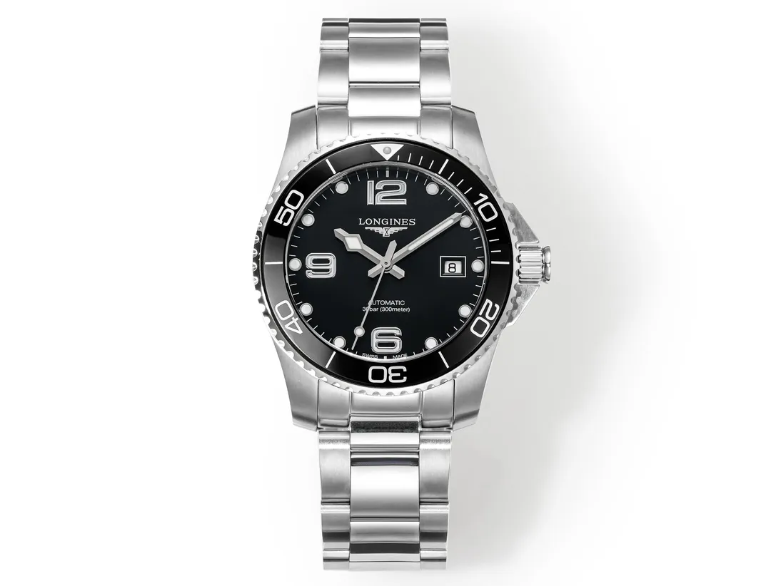 ZF Factory Longines Conquest Black Dial Steel Watch - Best Super Clone Design
