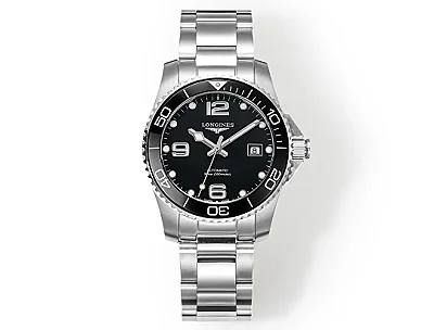 KZ Factory Longines Conquest Black Dial Steel Watch - Best Super Clone Design