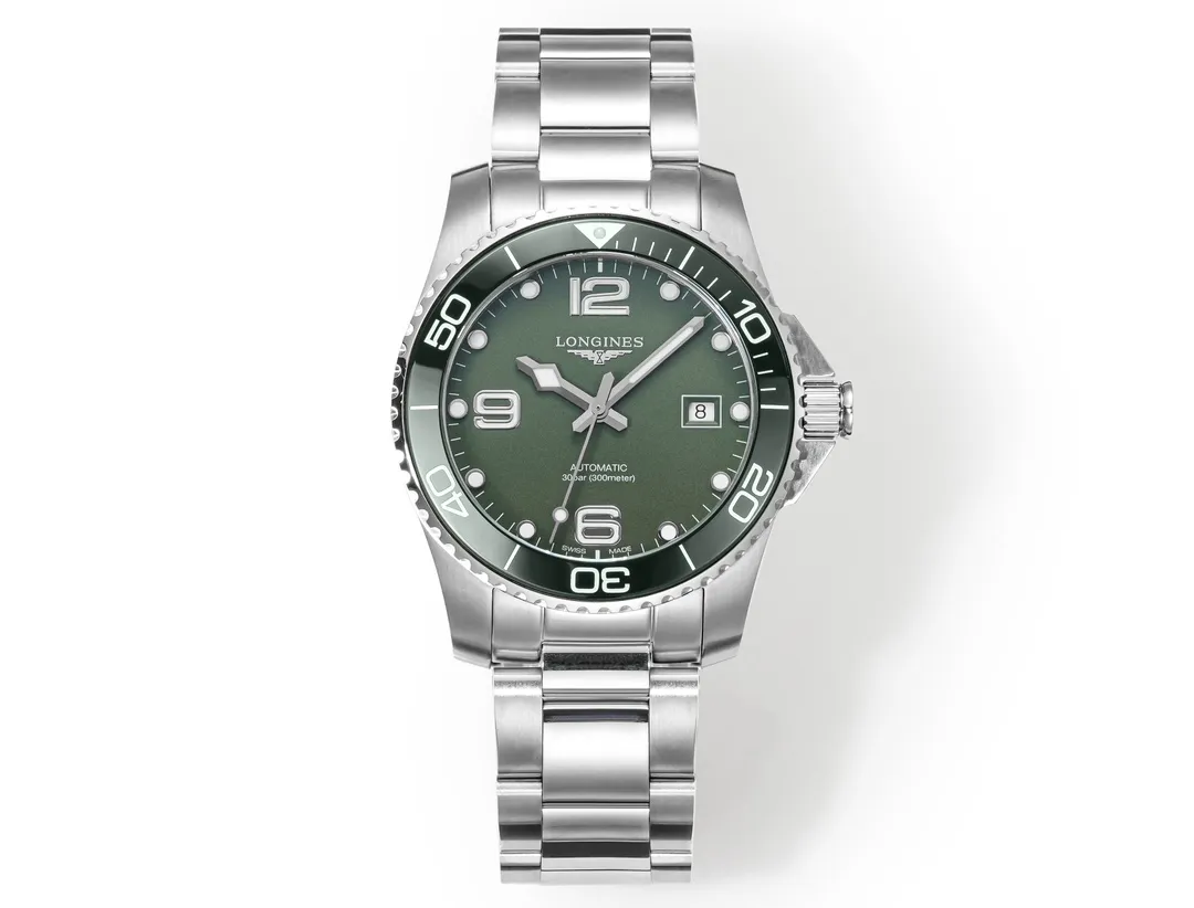 TW Factory Longines Conquest Green Dial Steel Watch - Premium Super Clone Design