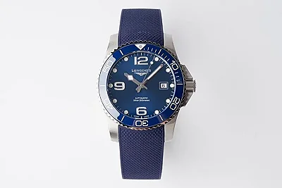 V9 Factory Longines Conquest Blue Dial Rubber Strap - Best Super Clone Watch